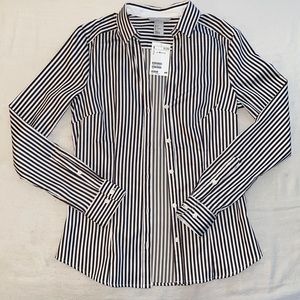H&M STRIPED BLOUSE